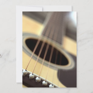 Acoustic guitar closeup photo