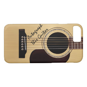 Acoustic Guitar Custom Autograph iPhone 8/7 Case