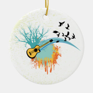 Acoustic guitar custom ornaments
