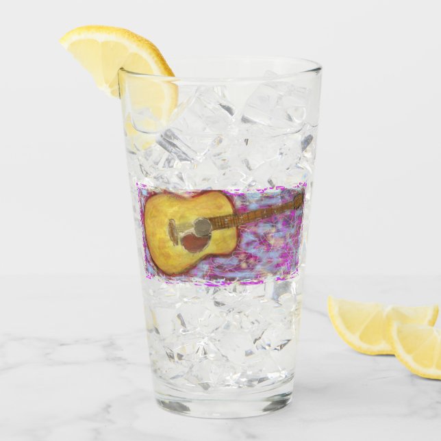 Acoustic Guitar Glass (Front Ice)