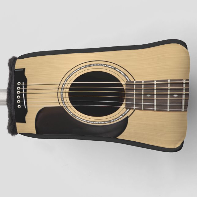 Acoustic Guitar Golf Head Cover (Front)
