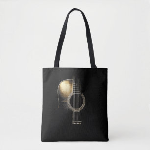 Acoustic Guitar "Highlight" Tote Bag