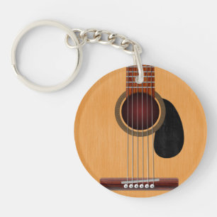 Acoustic Guitar Key Ring