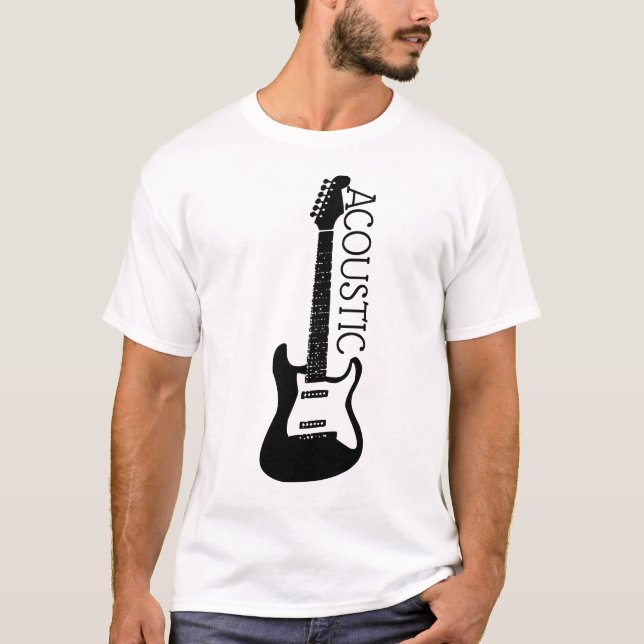 Acoustic Guitar Logo T-Shirt (Front)