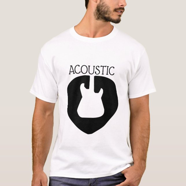 Acoustic Guitar Logo T-Shirt (Front)