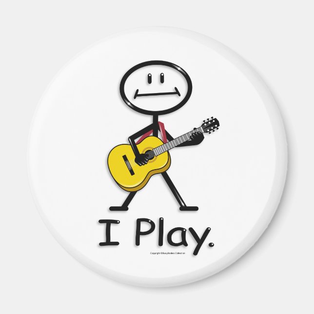 Acoustic Guitar Magnet (Front)