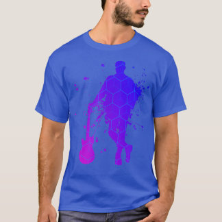 Acoustic guitar mens guitar player  T-Shirt