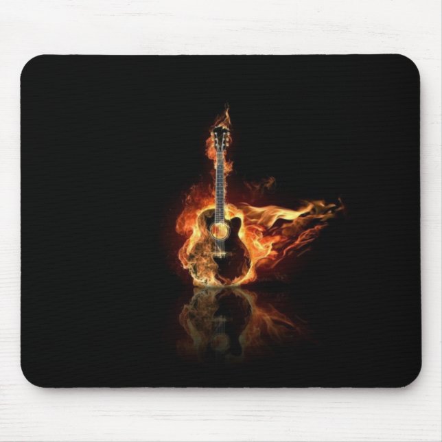 Acoustic Guitar Mouse Pad (Front)