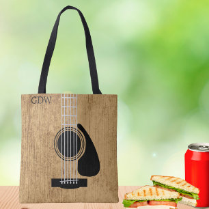 Acoustic Guitar Music Lover's  Tote Bag