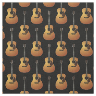 Acoustic Guitar Music Musician Room Decor Fabric