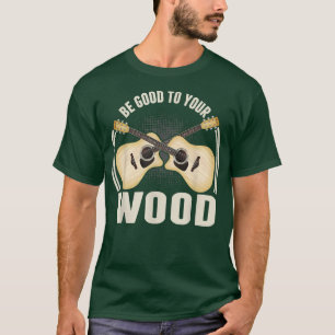 Acoustic Guitar Musician Funny Music 128 T-Shirt