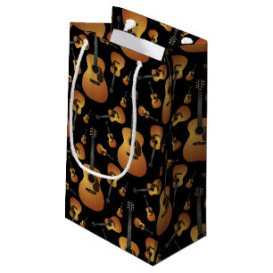 Acoustic Guitar Musician Music Teacher Small Gift Bag