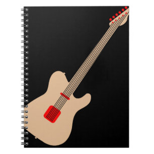 Acoustic guitar notebook