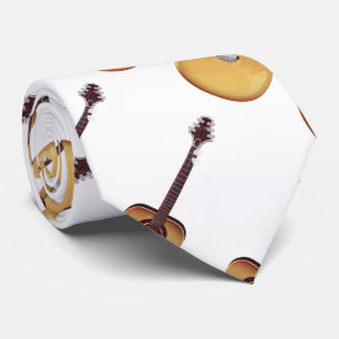 Acoustic Guitar pattern Tie