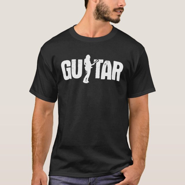 Acoustic Guitar Player For A Musician Guitarist  2 T-Shirt (Front)