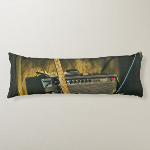 Acoustic guitar player gift body cushion