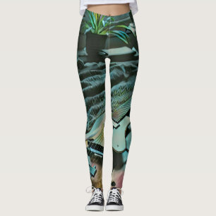 Acoustic guitar player leggings