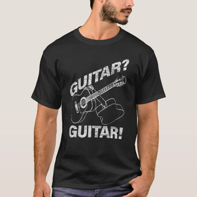 Acoustic Guitar Player Music Guitarist Musician Gu T-Shirt (Front)