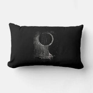 Acoustic Guitar Player Six String Rock & Roll Lumbar Cushion