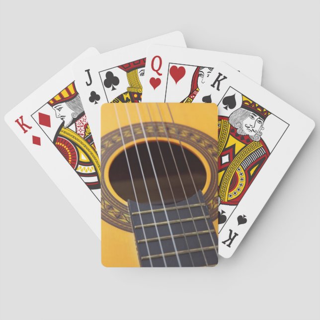 Acoustic Guitar Playing Cards (Back)