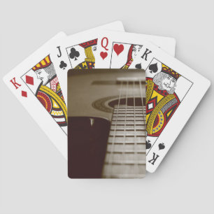Acoustic Guitar Playing Cards