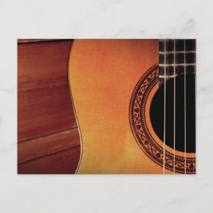 Acoustic Guitar Postcard
