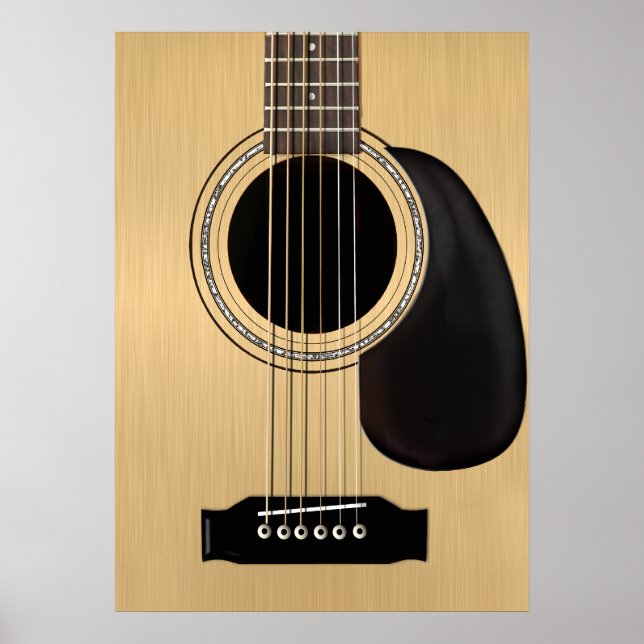 Acoustic Guitar Poster (Front)
