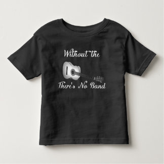 Acoustic Guitar Toddler Long Sleeve Dark Tee