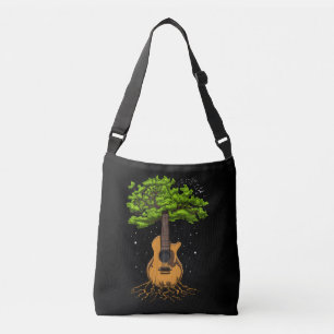 Acoustic Guitar Tree Of Life Crossbody Bag