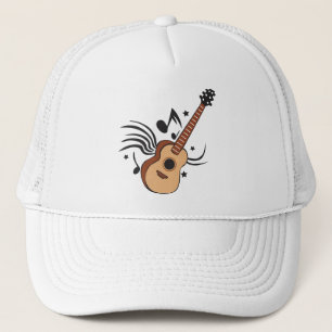 Acoustic Guitar Trucker Hat