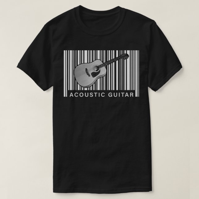 Acoustic Guitarist Band MusicianAcoustic Guitar  T-Shirt (Design Front)