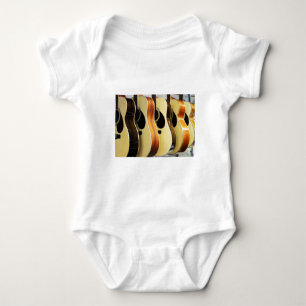 Acoustic Guitars Baby Bodysuit