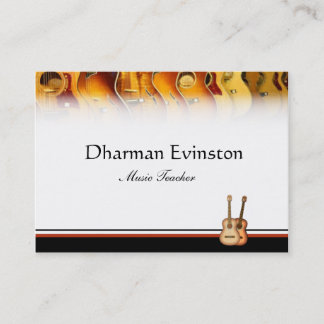 Acoustic Guitars Business Card