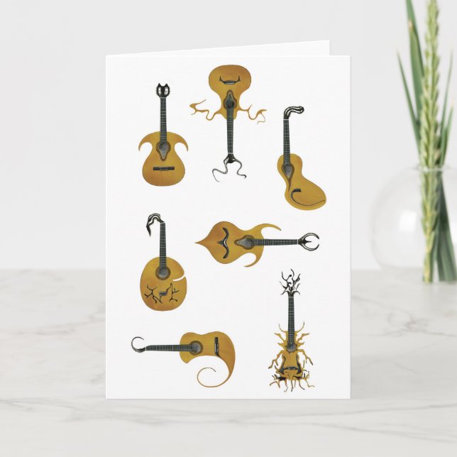 Acoustic Guitars Card (Front)
