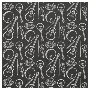 Acoustic Irish Musical Instrument Fabric