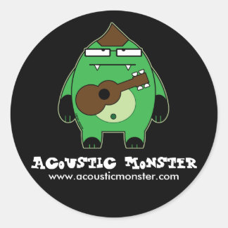 Acoustic Monster Stickers - Large Size