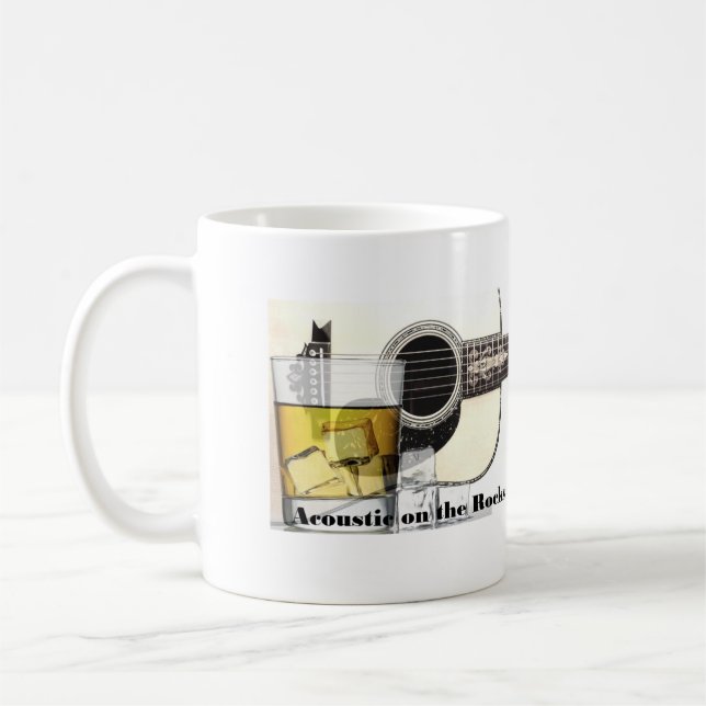"Acoustic on the Rocks" Coffee Mug Basic (Left)