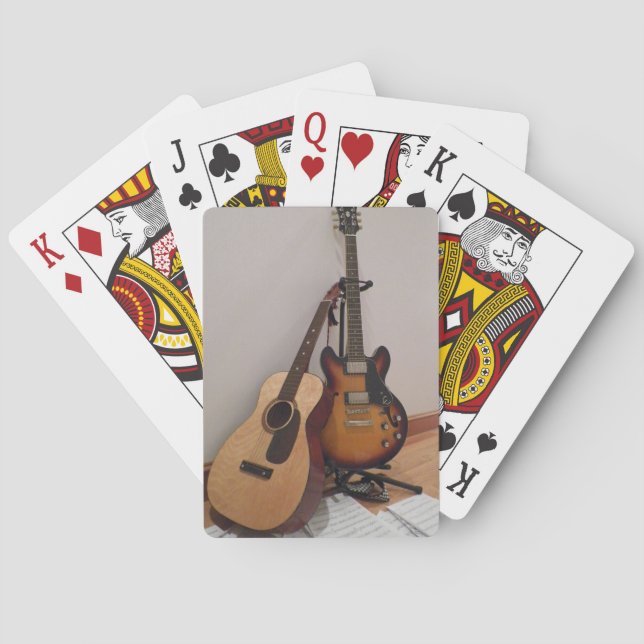 Acoustic or Electric Playing Cards (Back)