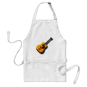 Acoustic Vintage Guitar With Musician Custom Name Standard Apron