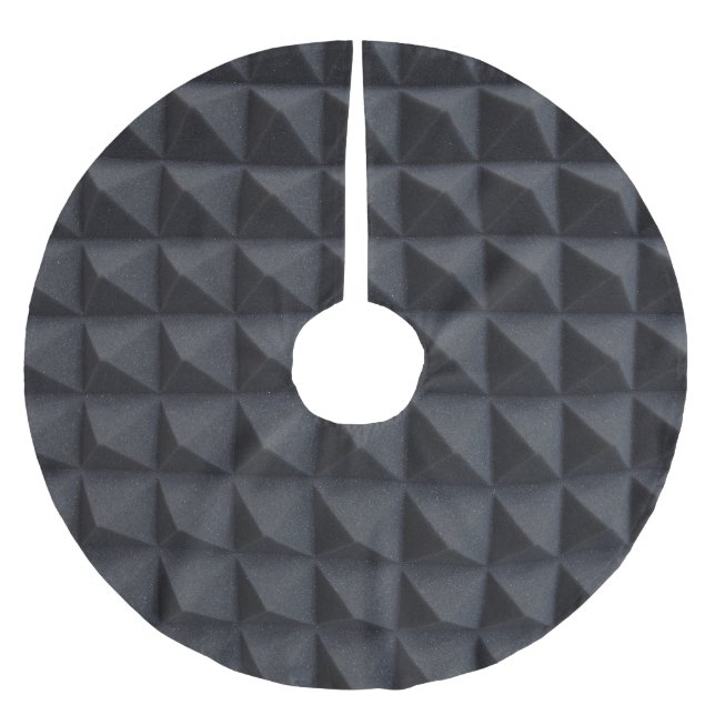 Acoustical Foam: Studio Sound Dampening Brushed Polyester Tree Skirt (Front)