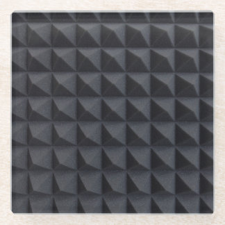 Acoustical Foam: Studio Sound Dampening Glass Coaster