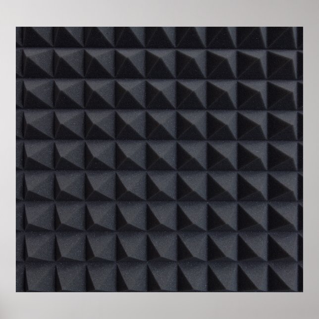 Acoustical Foam: Studio Sound Dampening Poster (Front)