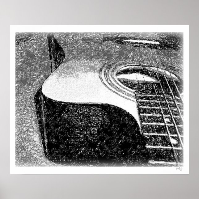 Acoustical Guitar (sketch) Poster (Front)