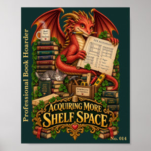 Acquiring More Shelf Space Book Dragon Society Poster