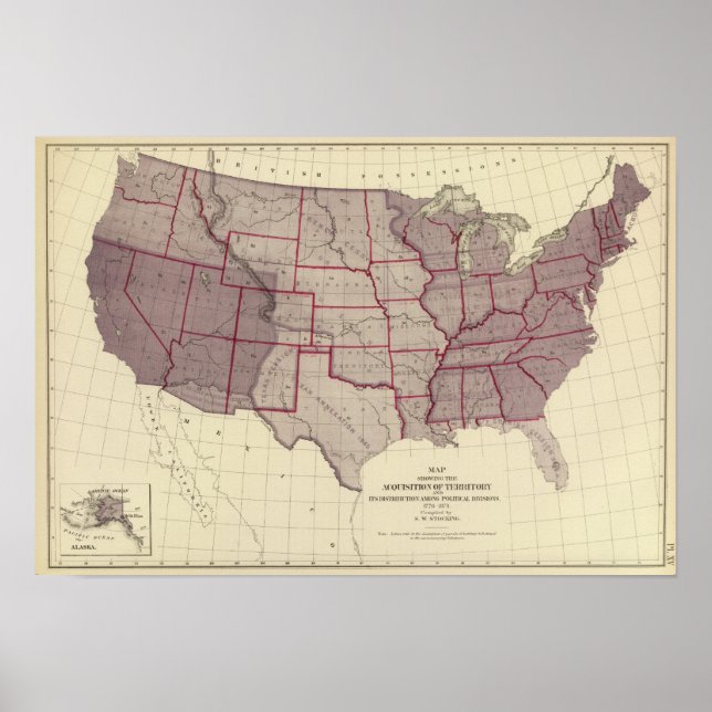 Acquisition of US Territories Poster (Front)