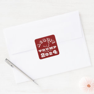 Acquit TRUMP 2024 Square Sticker