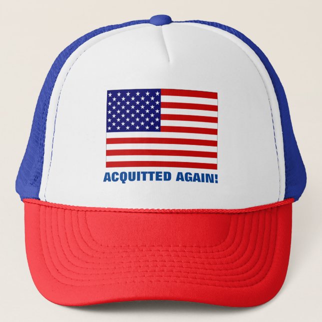 ACQUITTED AGAIN TRUCKER HAT (Front)