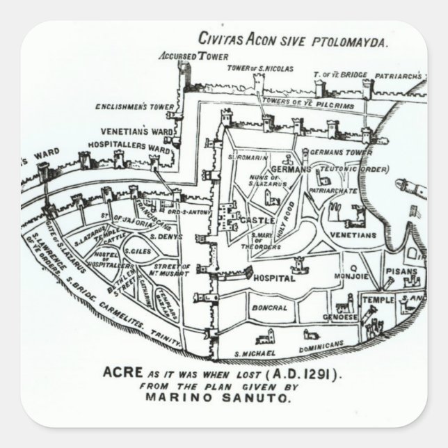 Acre as it was when lost square sticker (Front)