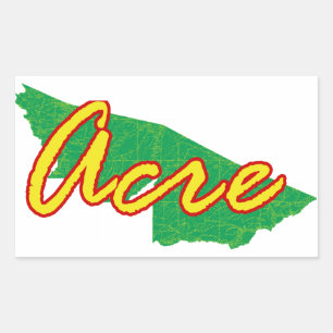 Acre Rectangular Sticker