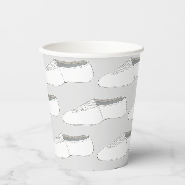 Acro Acrobatics Gymnast Dance Shoe Birthday Party Paper Cups (Front)